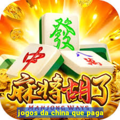 jogos da china que paga